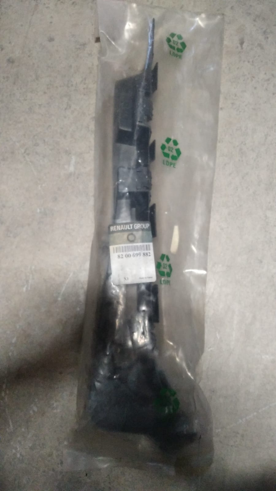 Clio Symbol Thalia Sol Arka Tampon Ayağı (Braketi) (2009-2012)