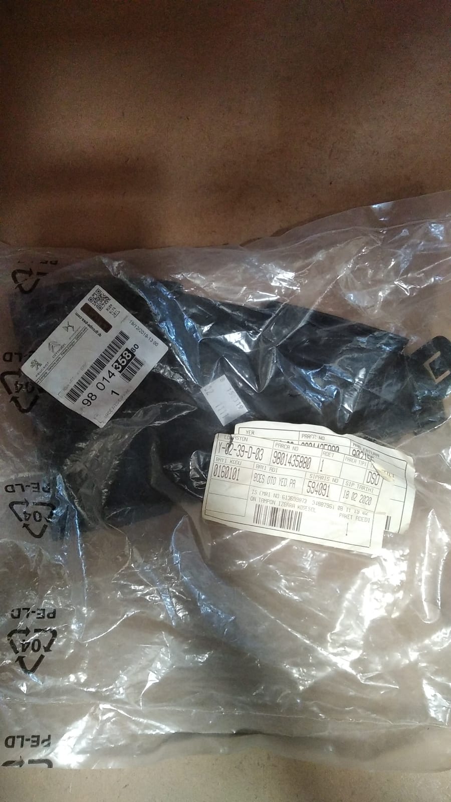 Citroen C4 On Tampon Izgara Köşe sol